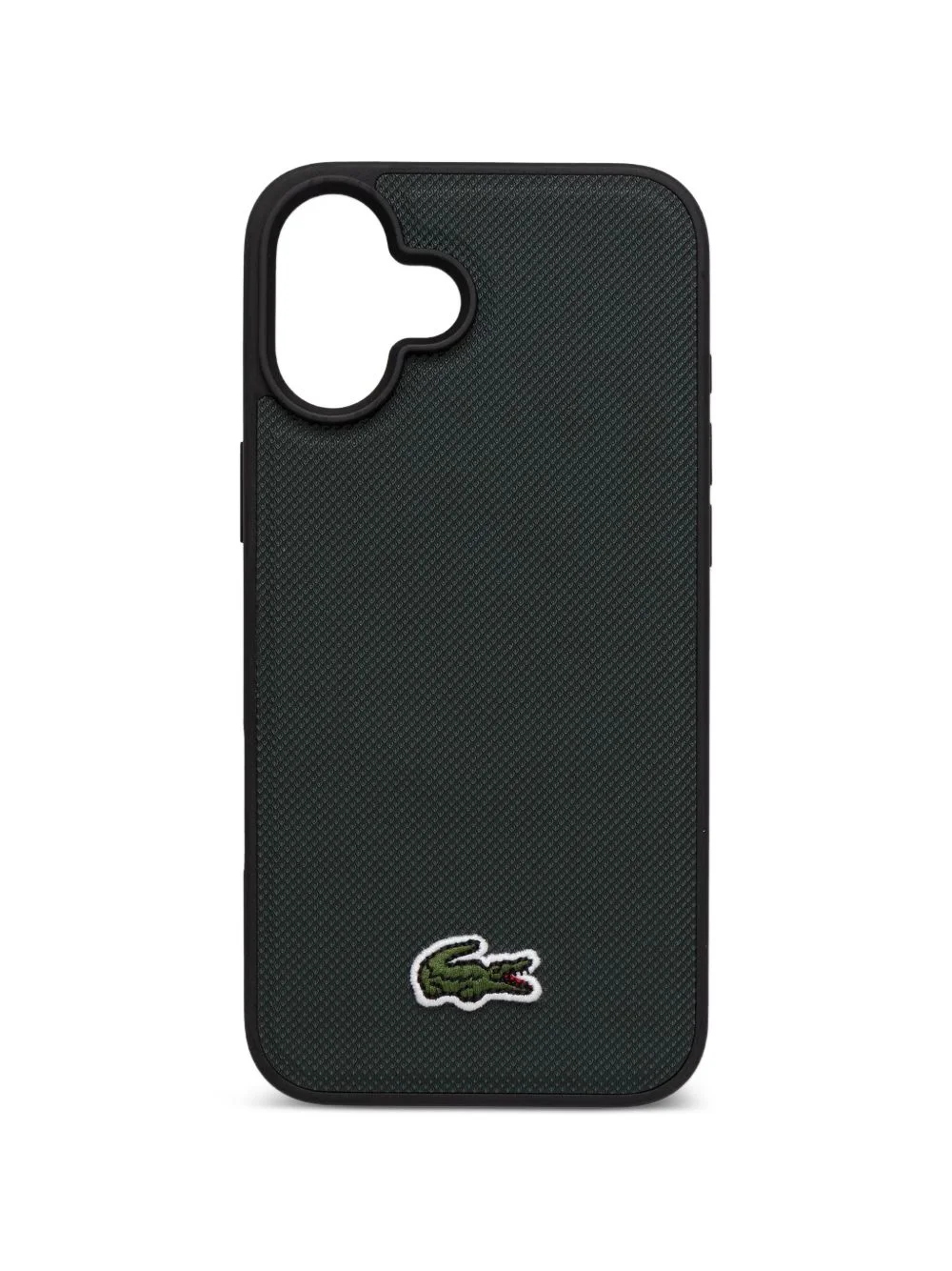 logo-patch textured iPhone 16 case - 1