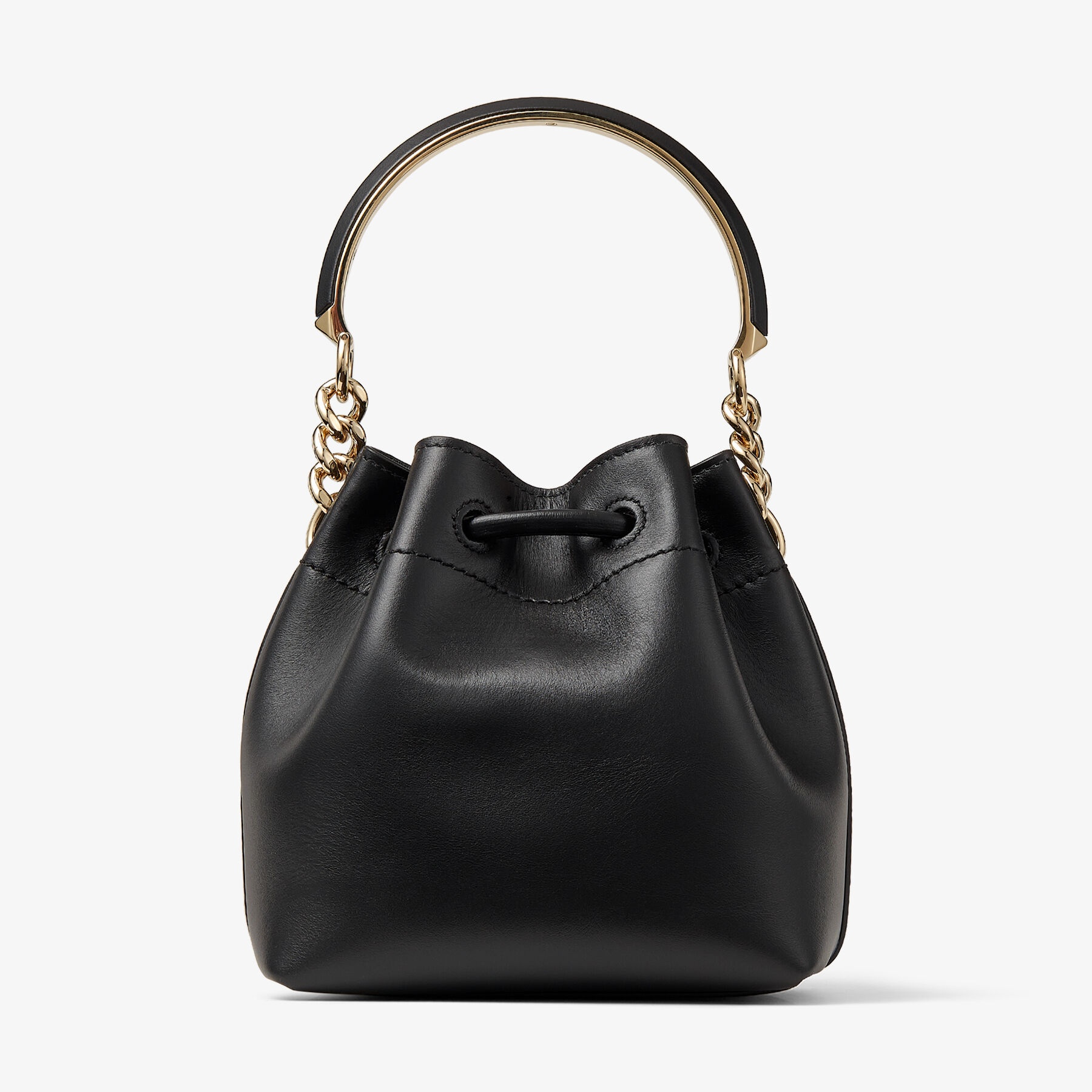 Bon Bon Bucket S
Black Leather Bucket Bag - 8