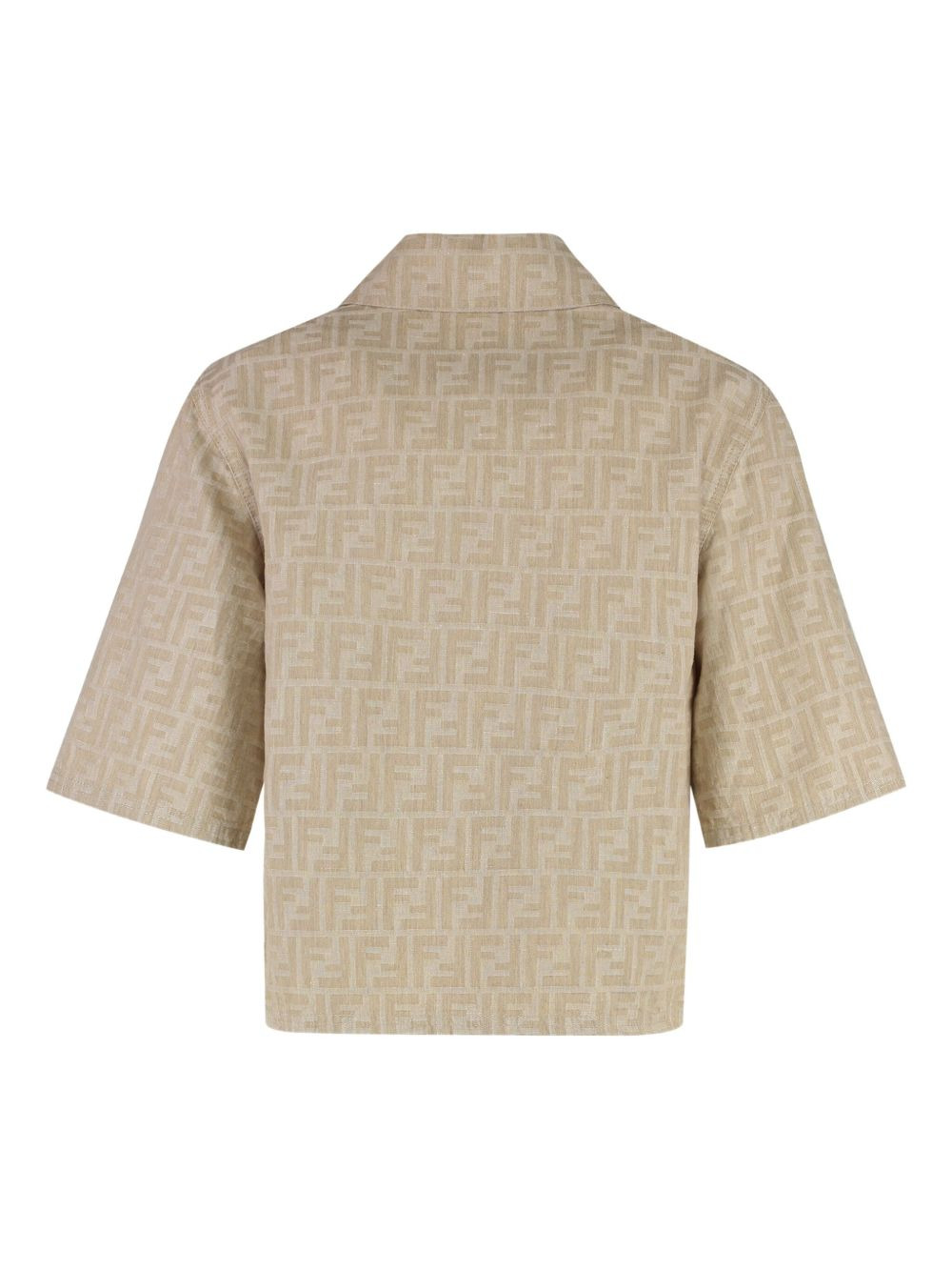 FF-motif zip-front jacket - 2