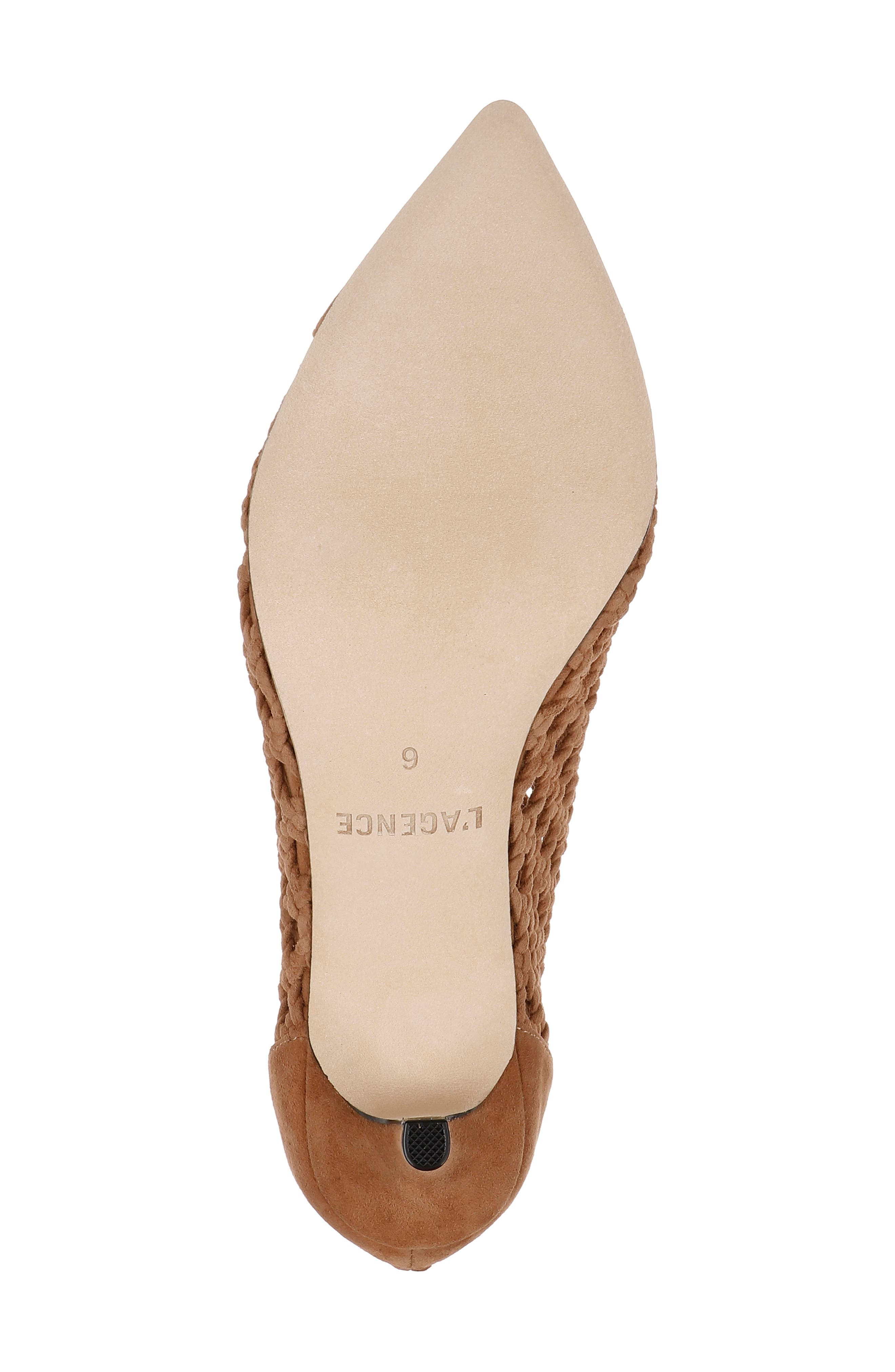 L'AGENCE Josefine Open Weave Bootie in Sand Suede at Nordstrom - 6