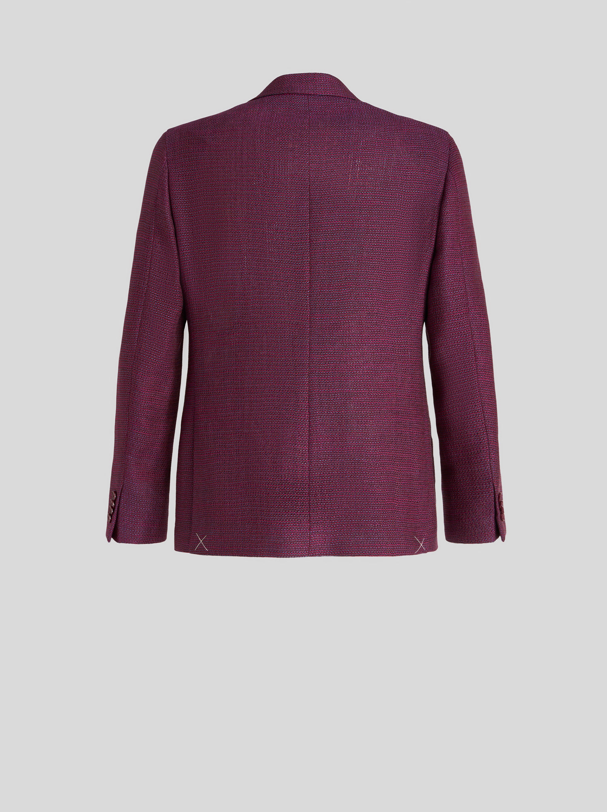 TAILORED WOOL AND SILK JACKET - 5