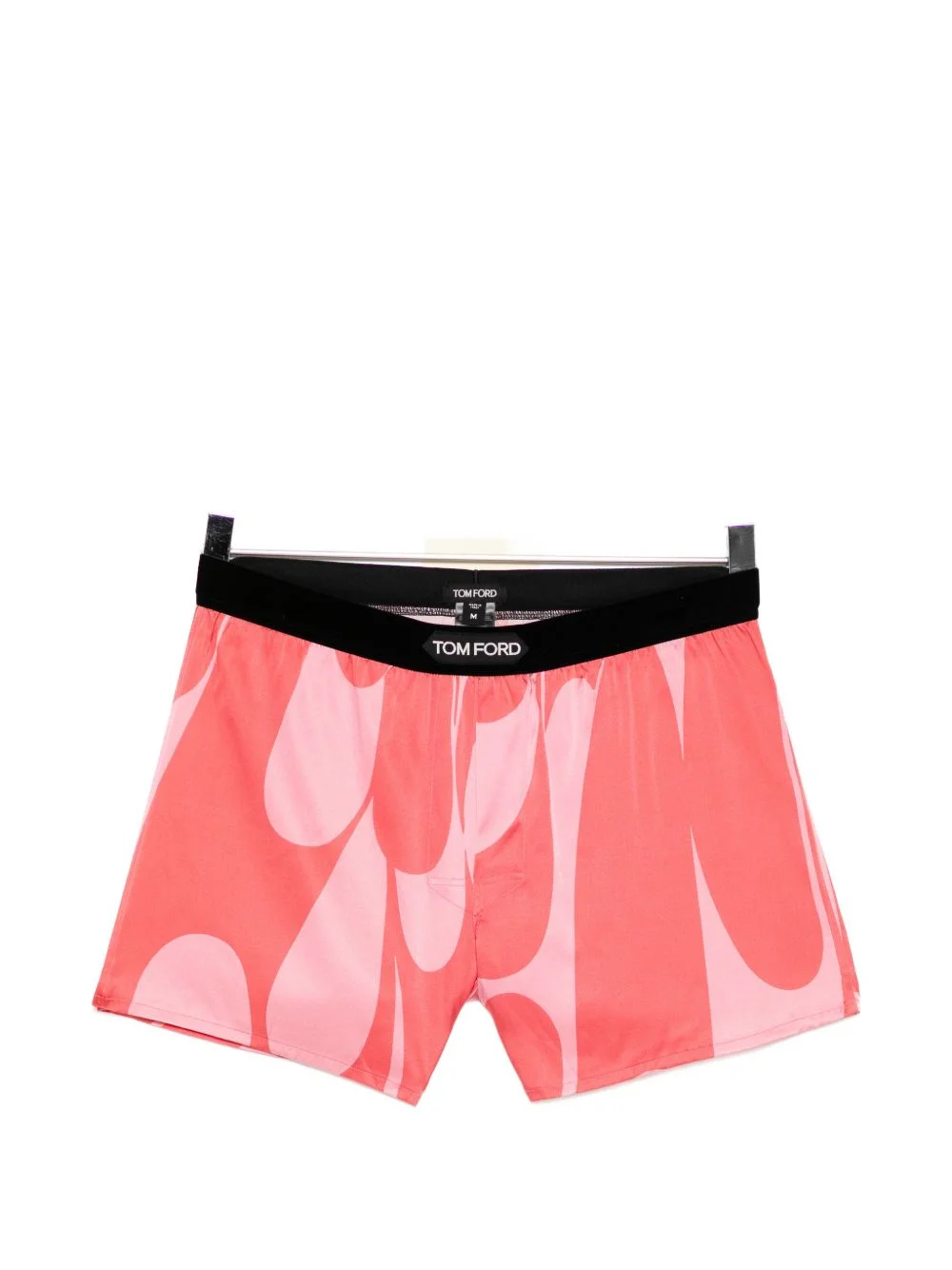 ABSTRACT-PRINT SILK-BLEND BOXER SHORTS - 1