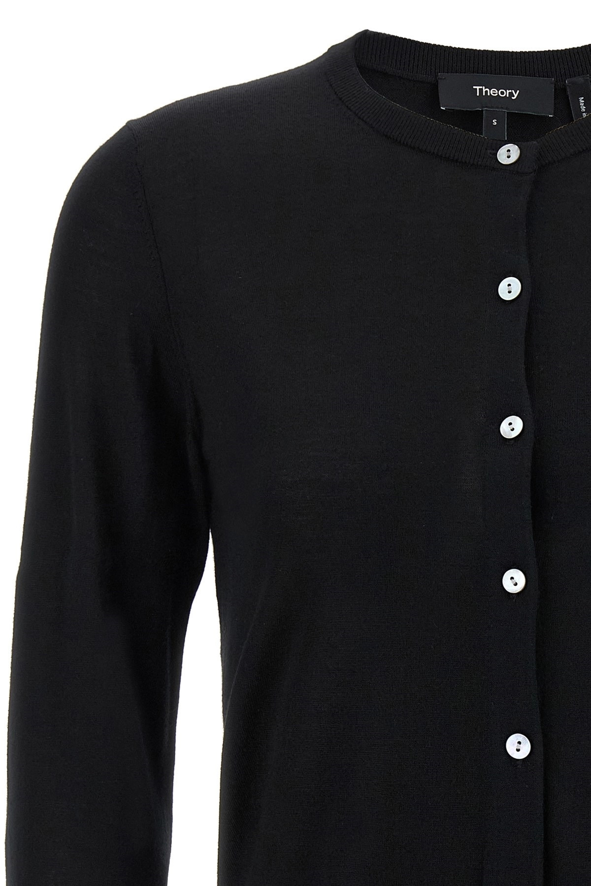 Wool cropped cardigan - 3