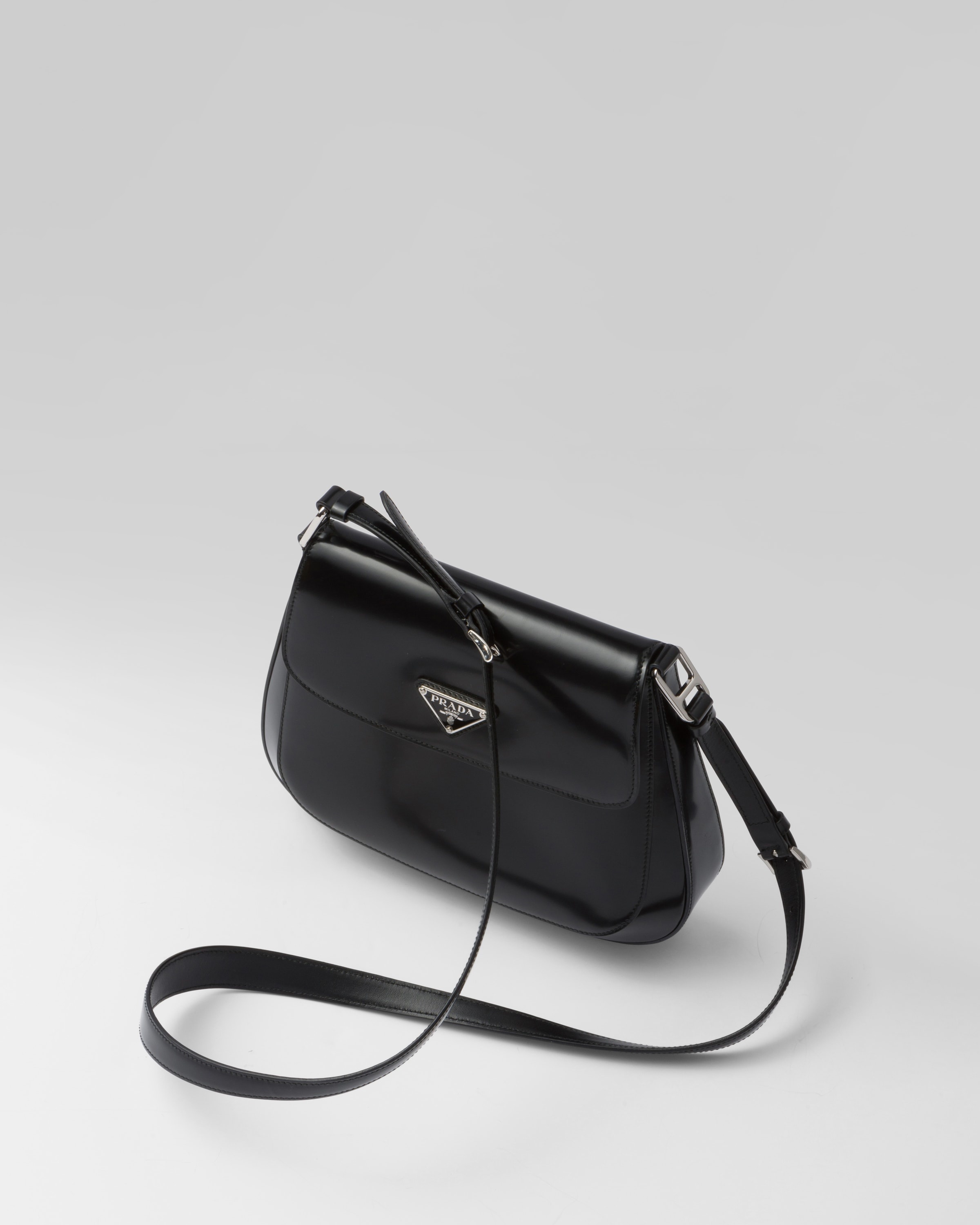 Prada Cleo brushed leather shoulder bag - 3
