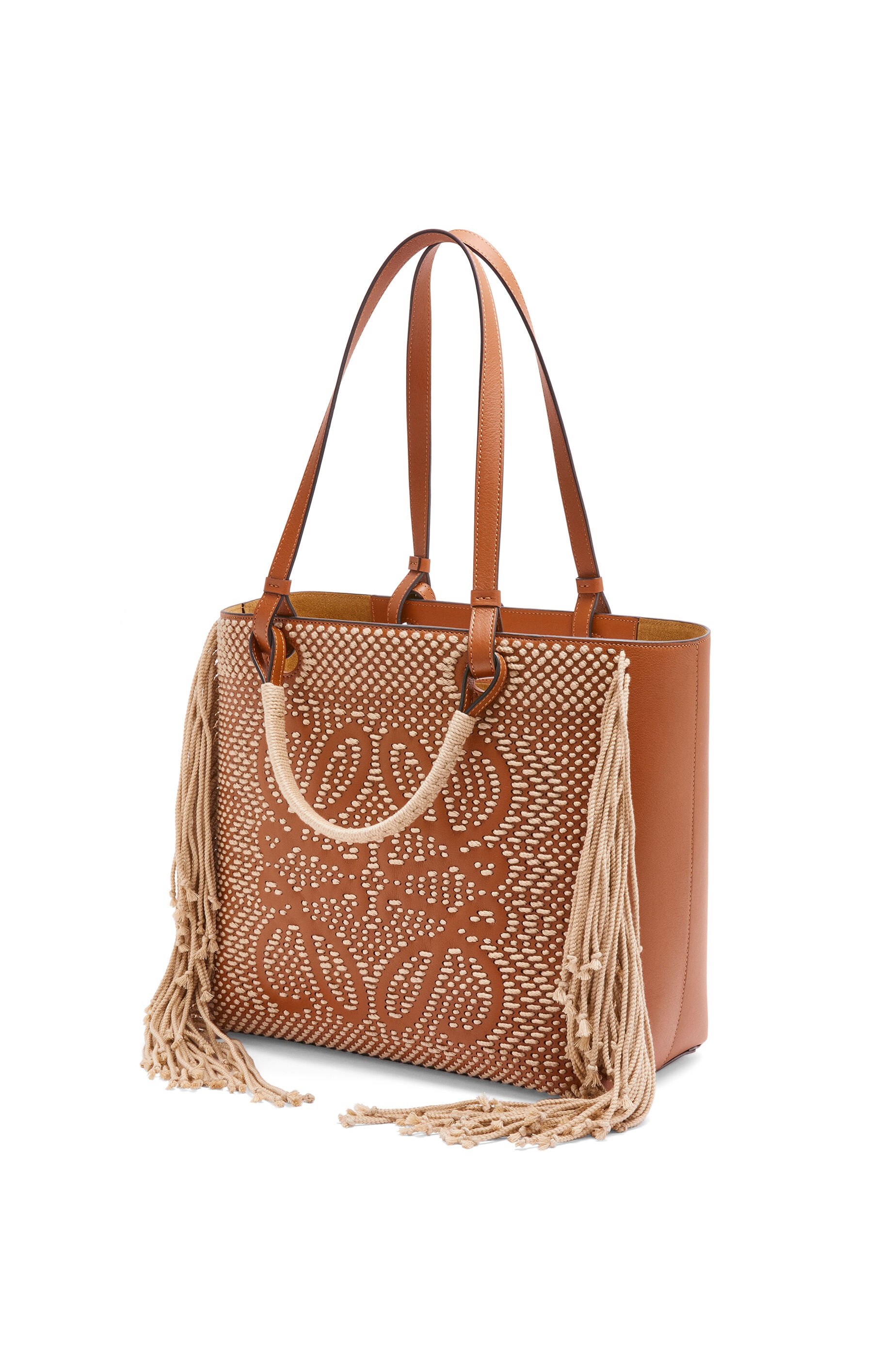 Anagram Tote in cord and classic calfskin - 3