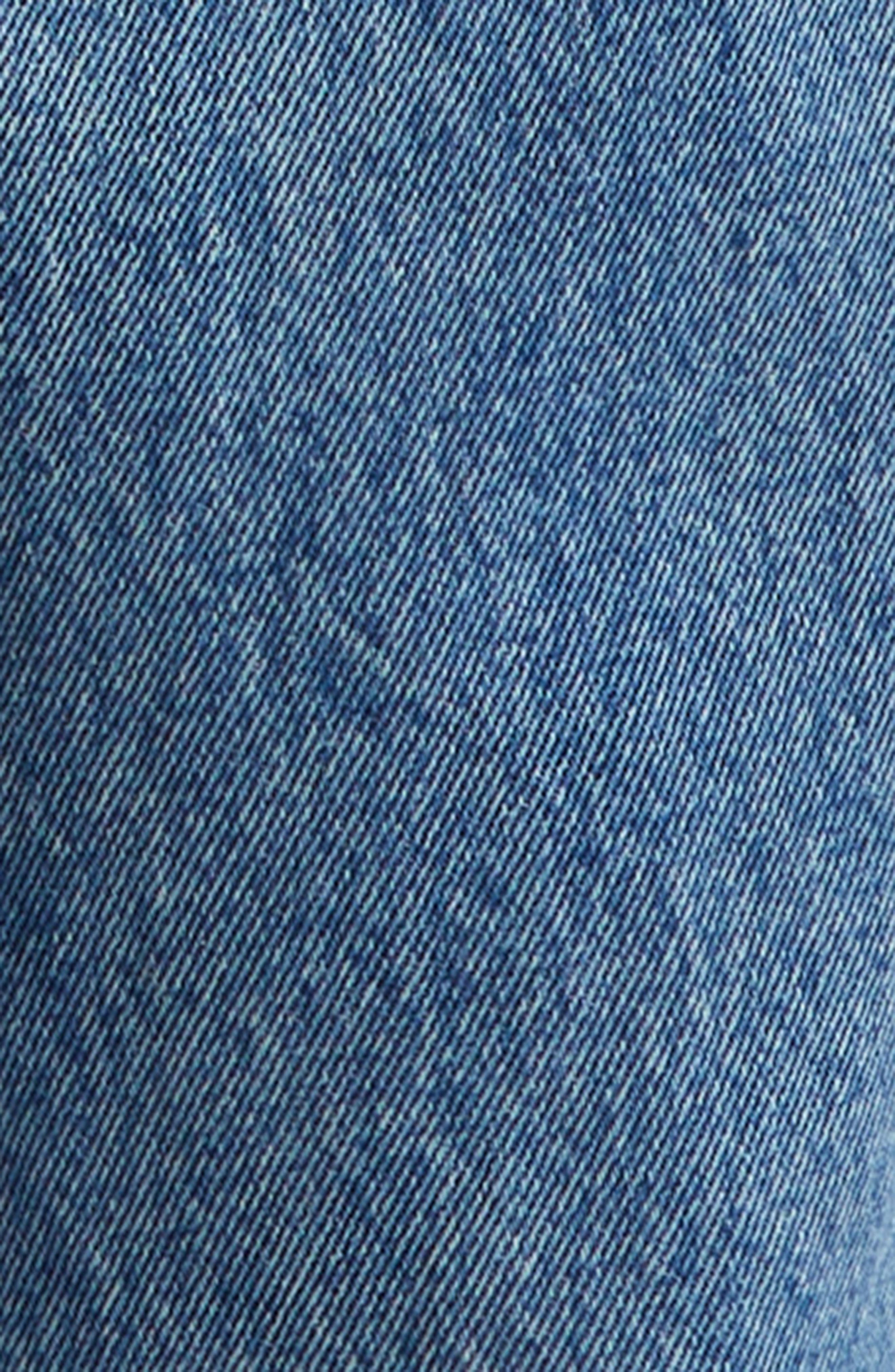 Jacquemus Le De-Nîmes Large Straight Leg Jeans in Blue/Tabac at Nordstrom - 7