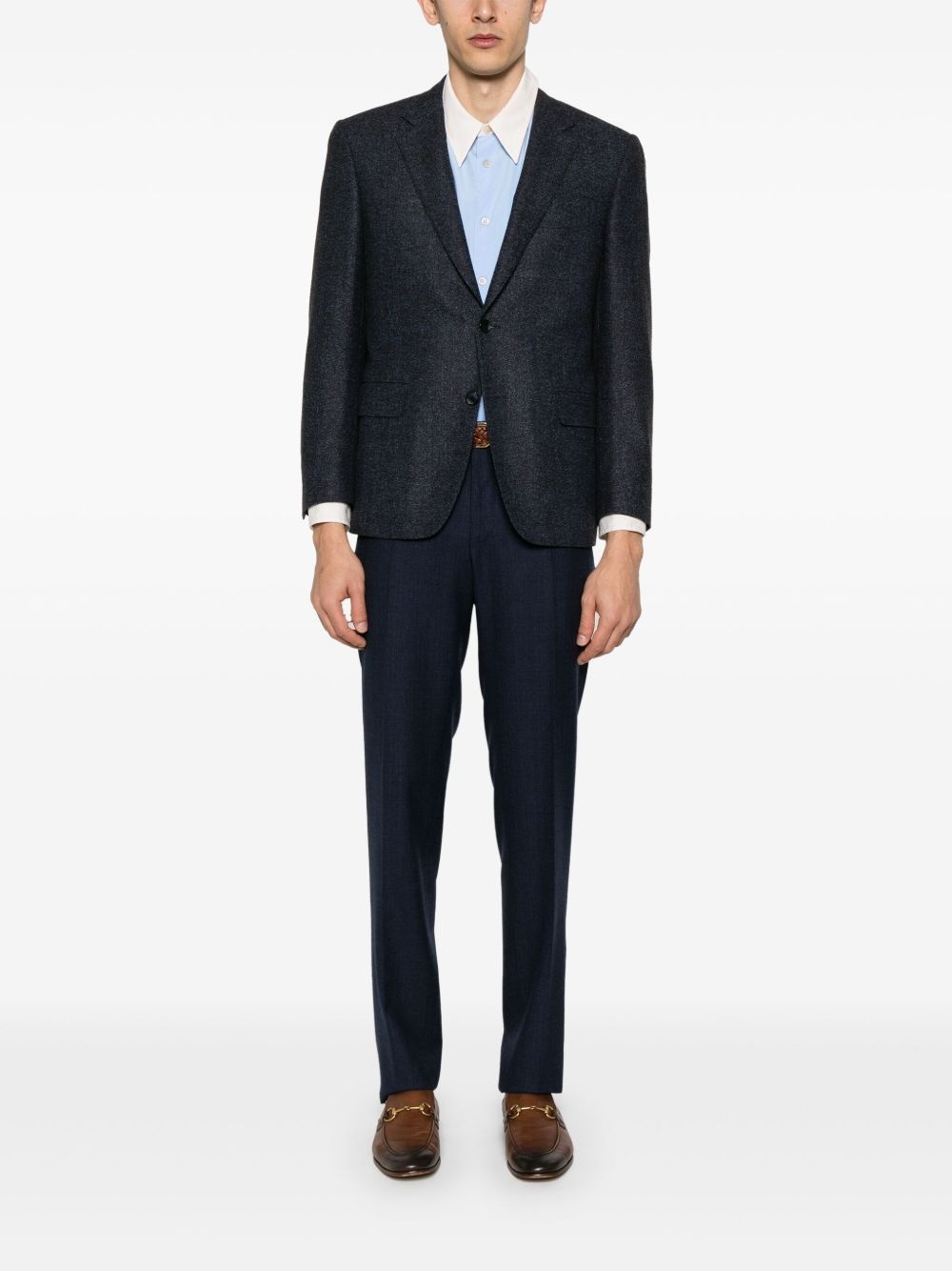 mélange-effect blazer - 2