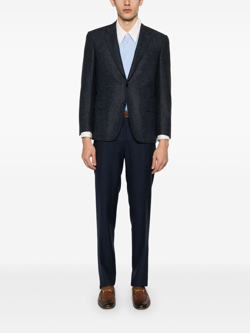 Canali mélange-effect blazer outlook
