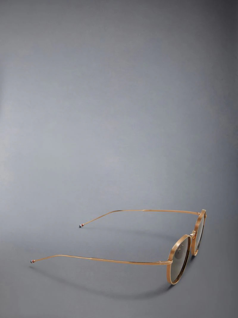 Titanium Round Sunglasses - 3