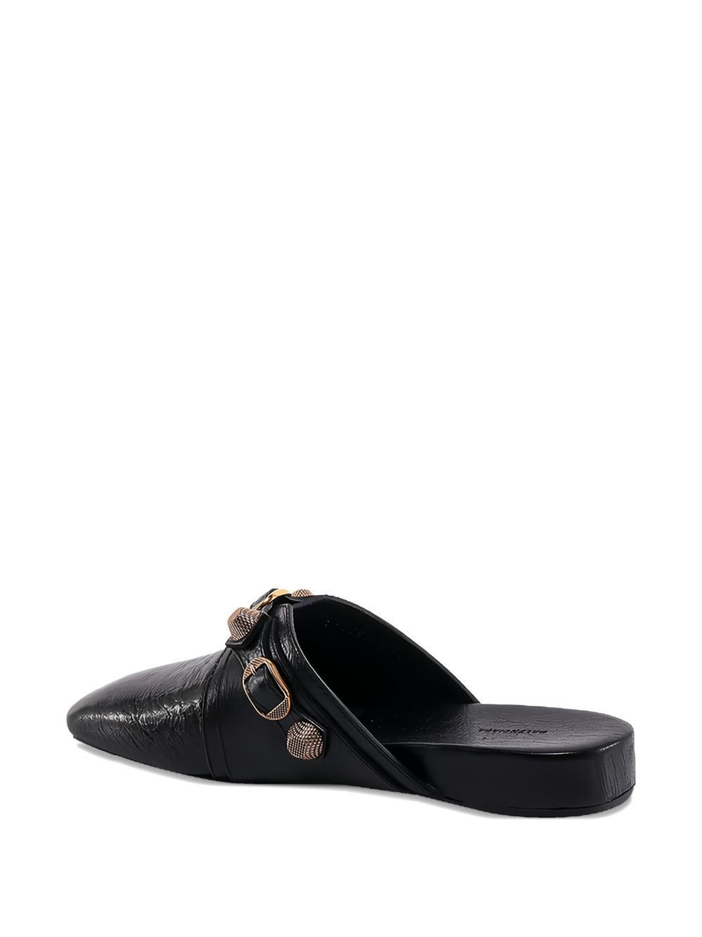 Cagole studded leather slippers - 3