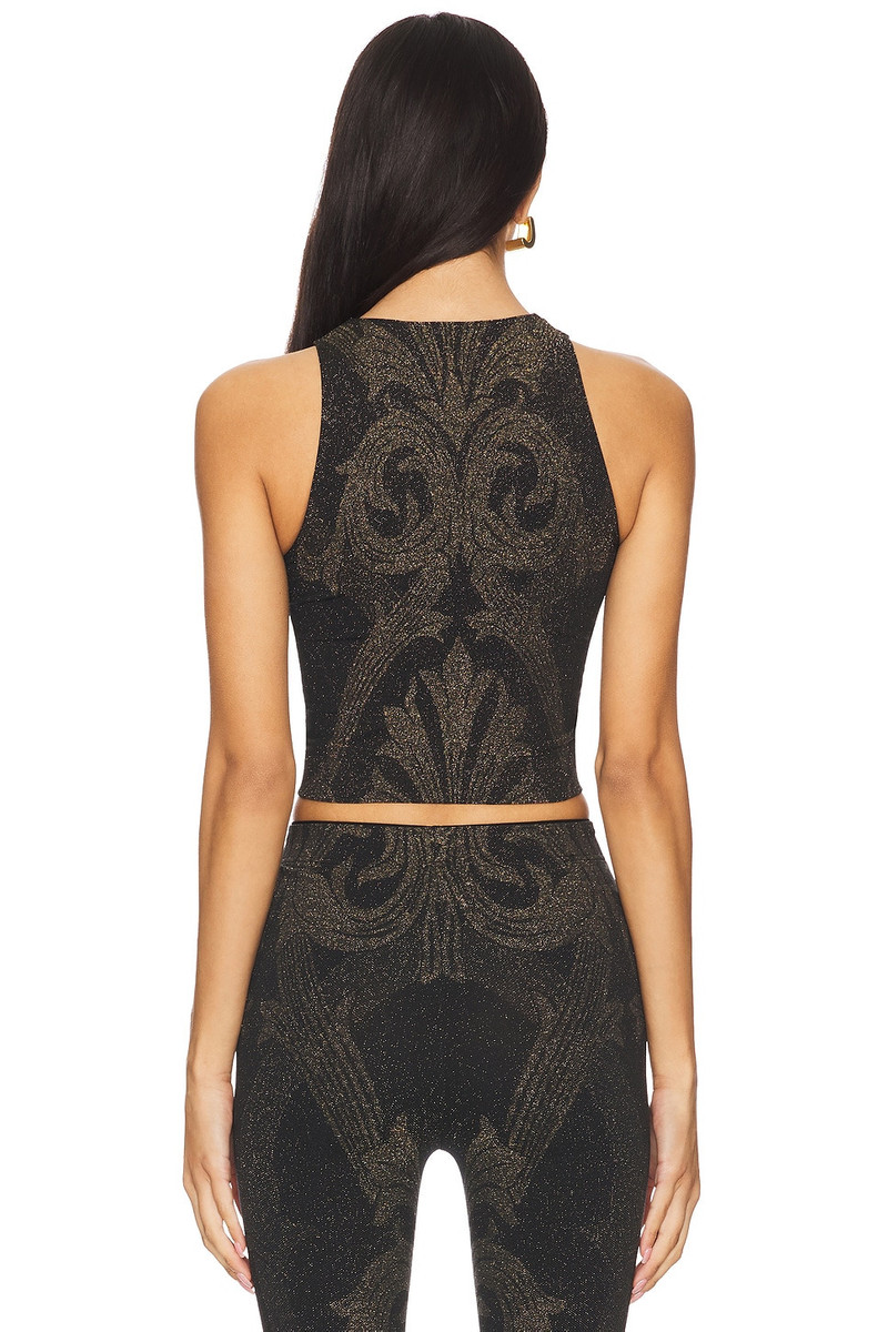 Wolford X Etro Metallic Jacquard Crop Top outlook
