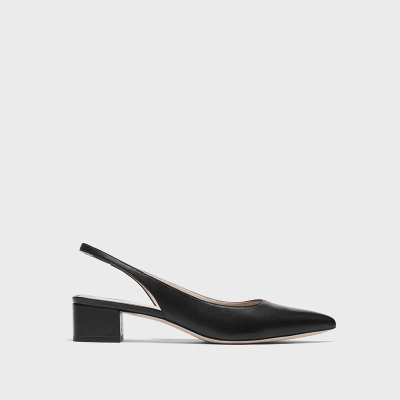 Slingback Pump in Leather 1