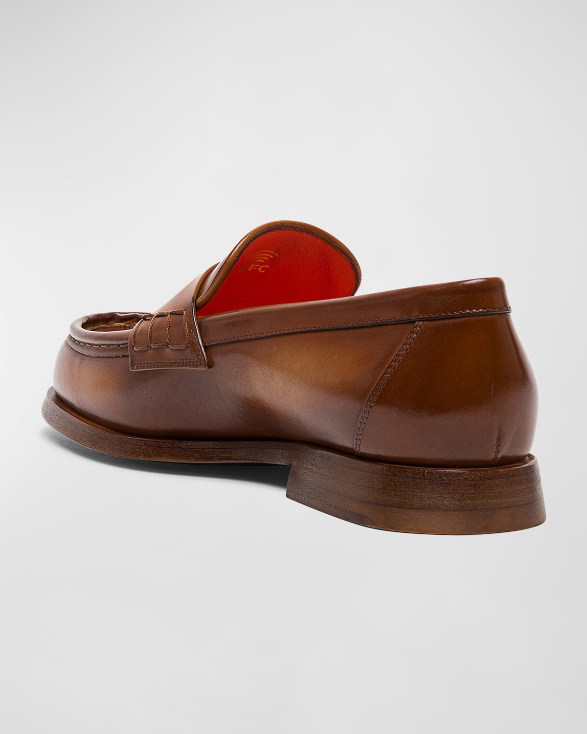 Airglow Classic Leather Penny Loafers - 3