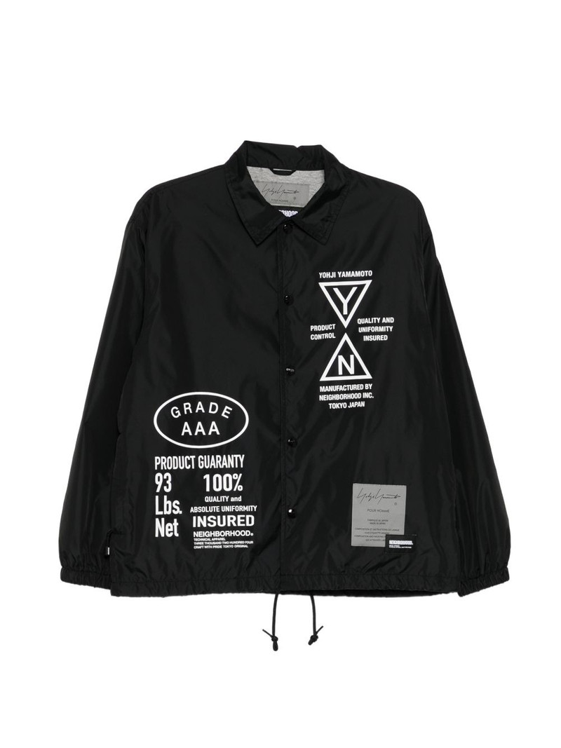 x Neighborhood logo-print jacket 1