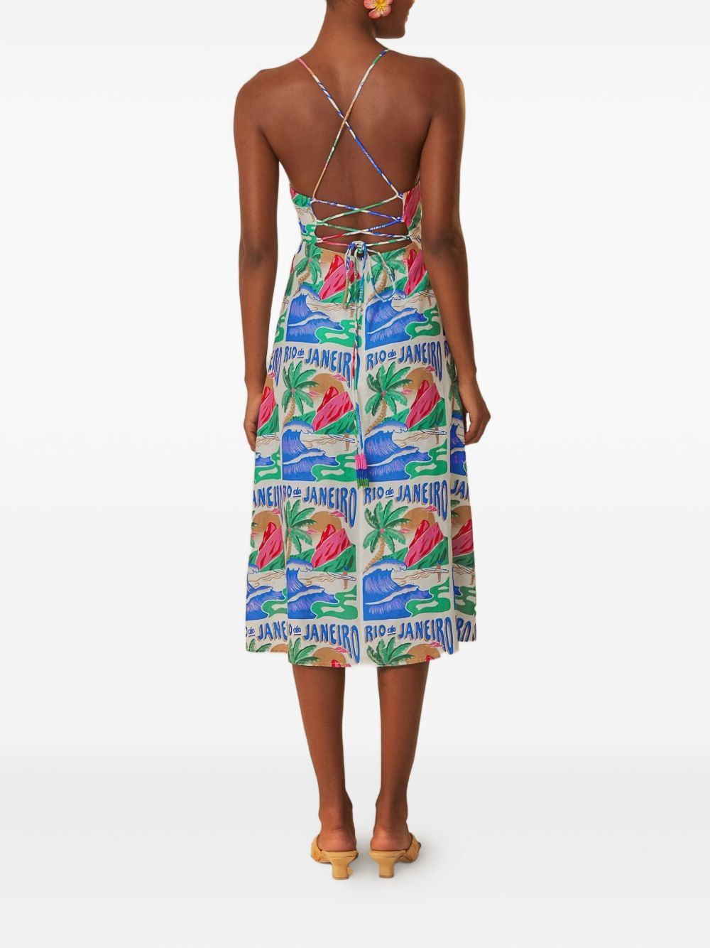 Carioca Posters midi dress - 3