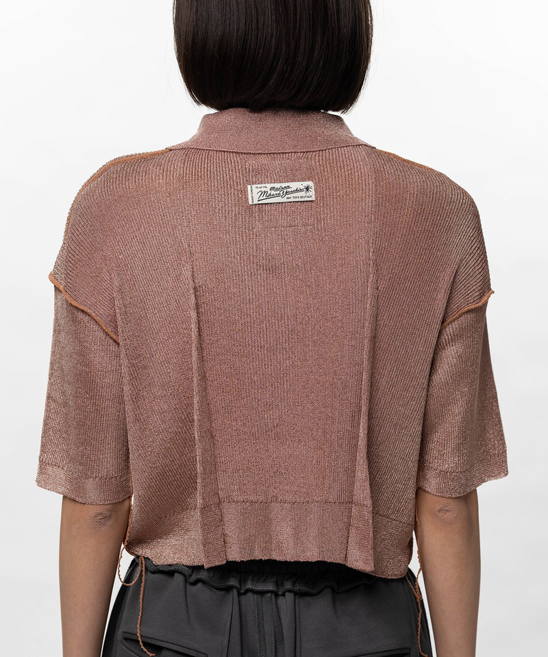 Inside-Out Glitter Knit Cardigan 16