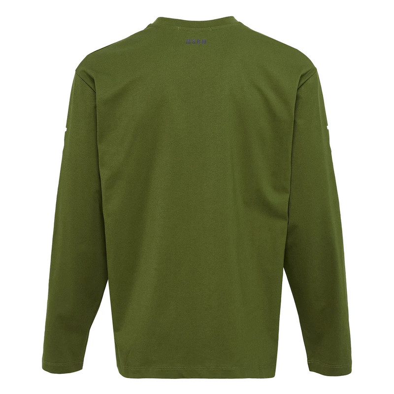 MSGM Print Detail Long-Sleeve T-Shirt outlook