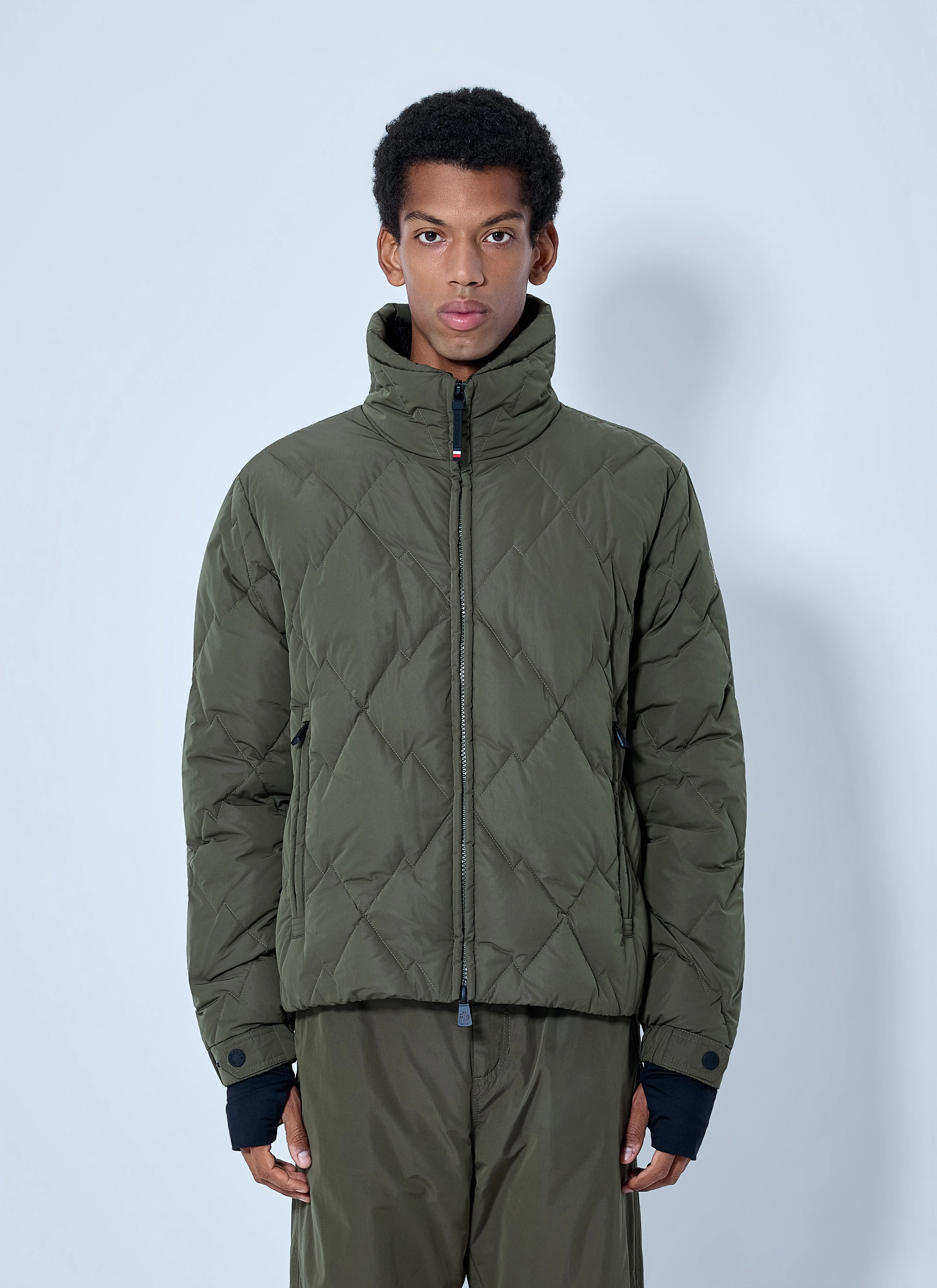 Bramans Diamond Quilted Short Down Jacket - 1