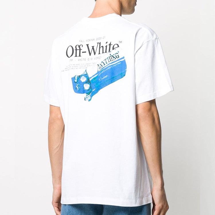 Off-White Pascal Medicine Hoodie Mens Logo Round Neck OMAA038F20FAB0030110 - 4