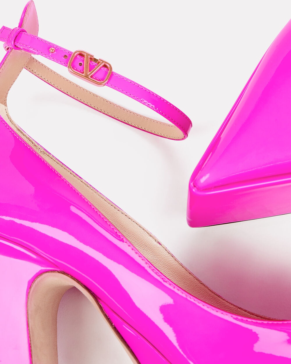 Tan-Go Patent Leather Platform Pumps - 4