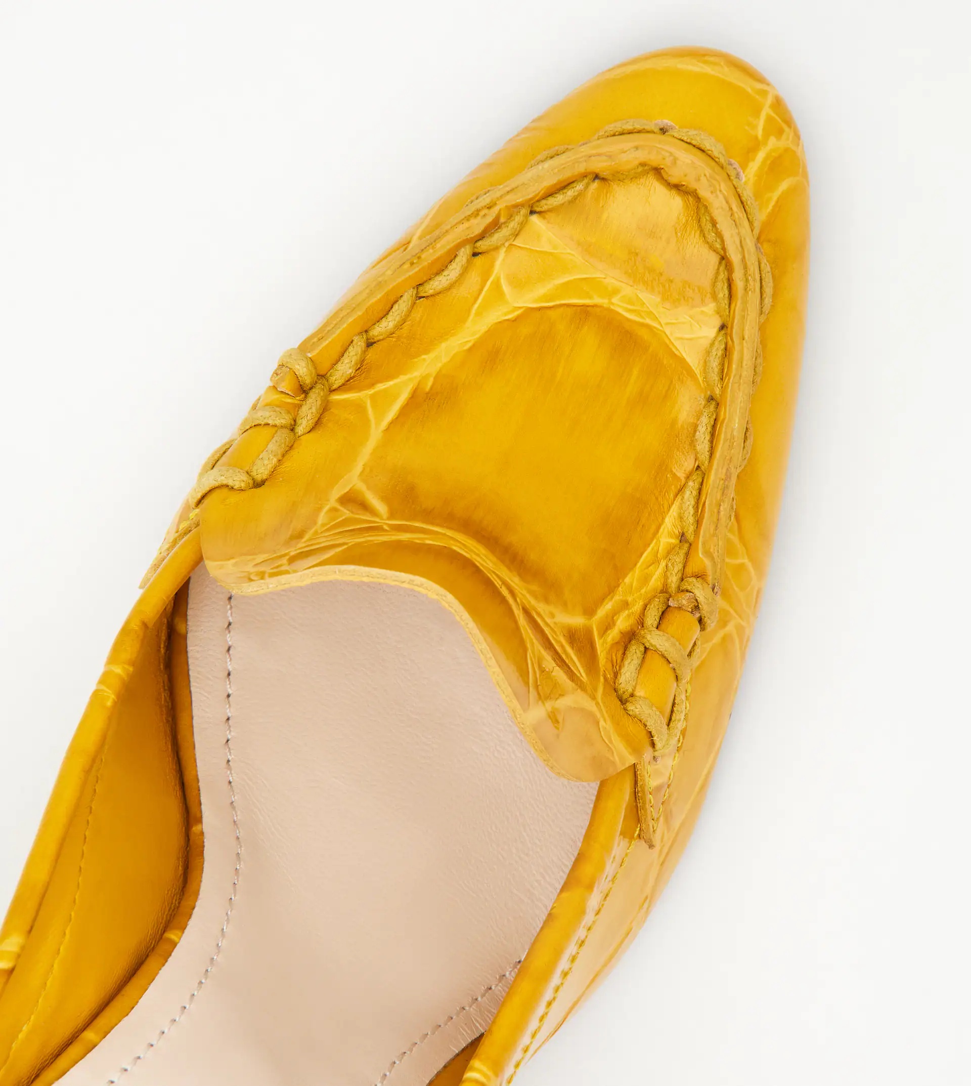SPIGA MULES IN LEATHER - YELLOW - 4