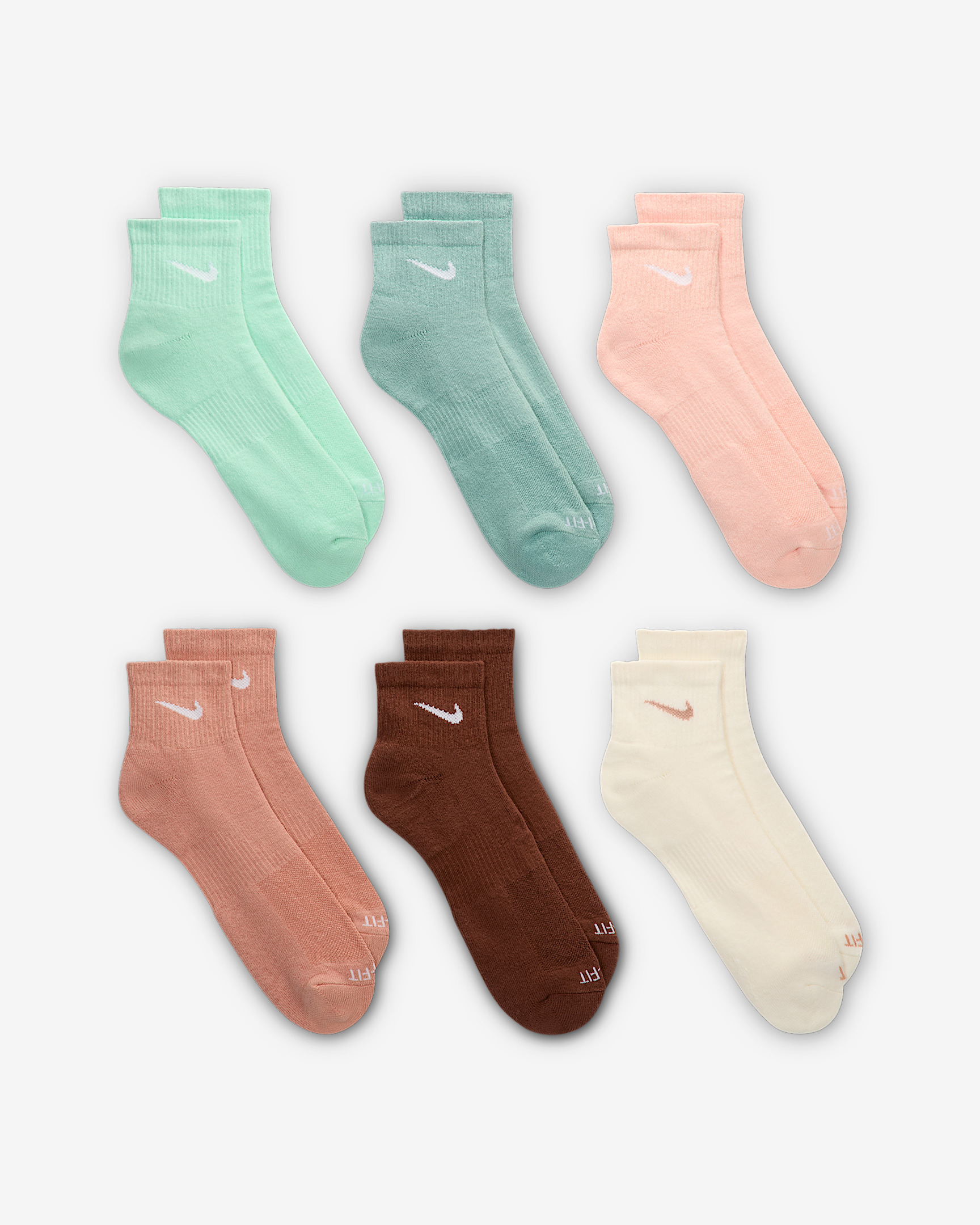 Nike Everyday Plus Cushioned Training Ankle Socks (6 Pairs) - 3