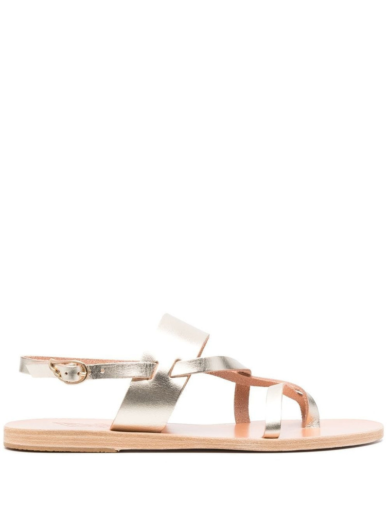 Alethea metallic-effect sandals 1