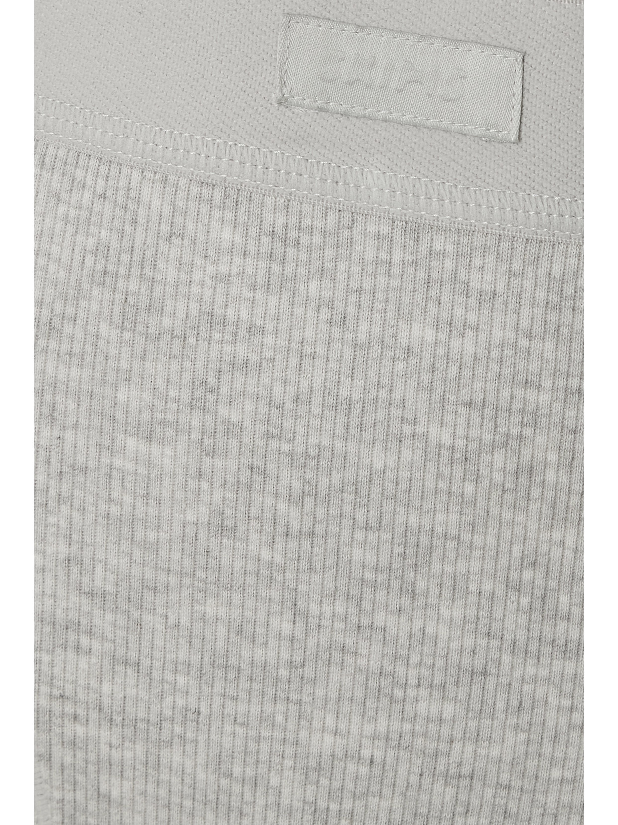 Cotton Collection Ribbed Cotton-blend Jersey Leggings - 4
