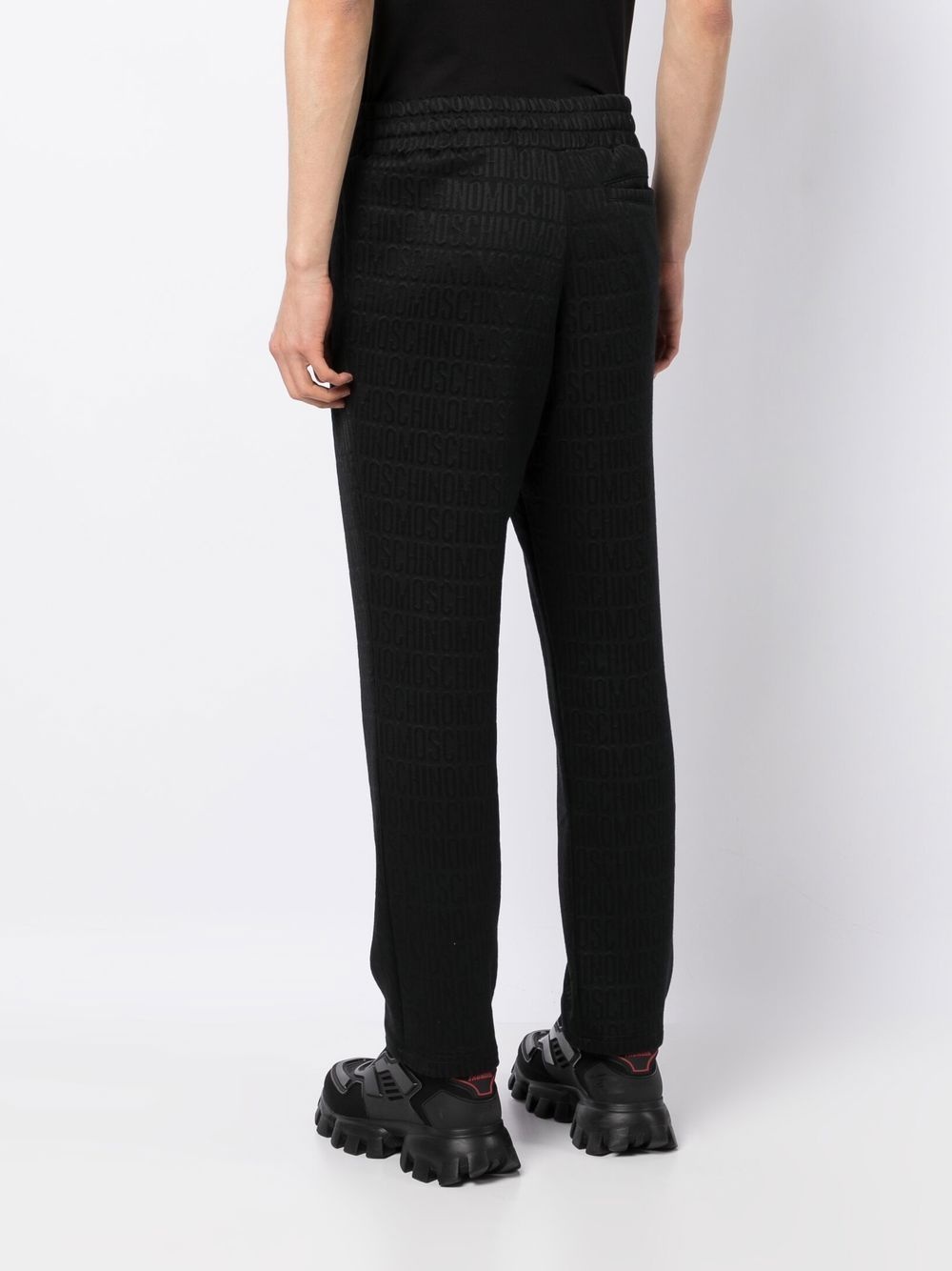 logo-print trousers - 4
