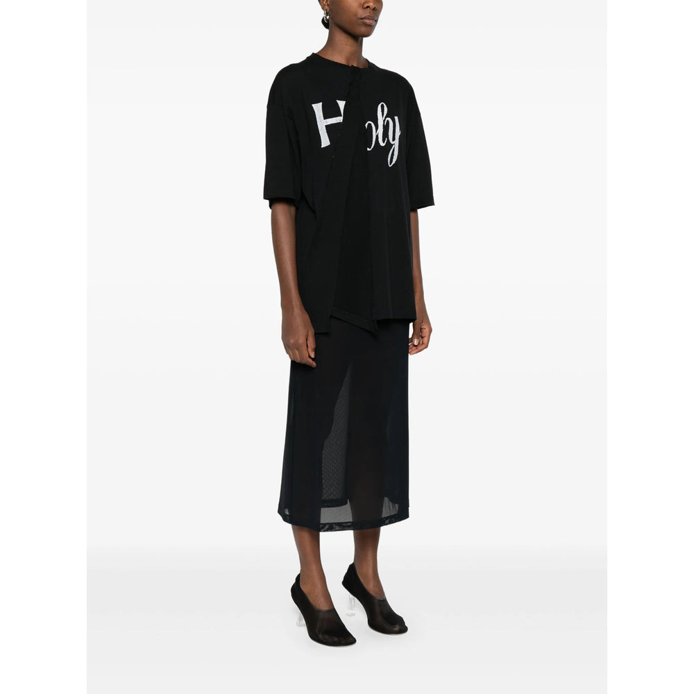 Ann Demeulemeester Black T-Shirts & Vests - T-Shirts Men - 5