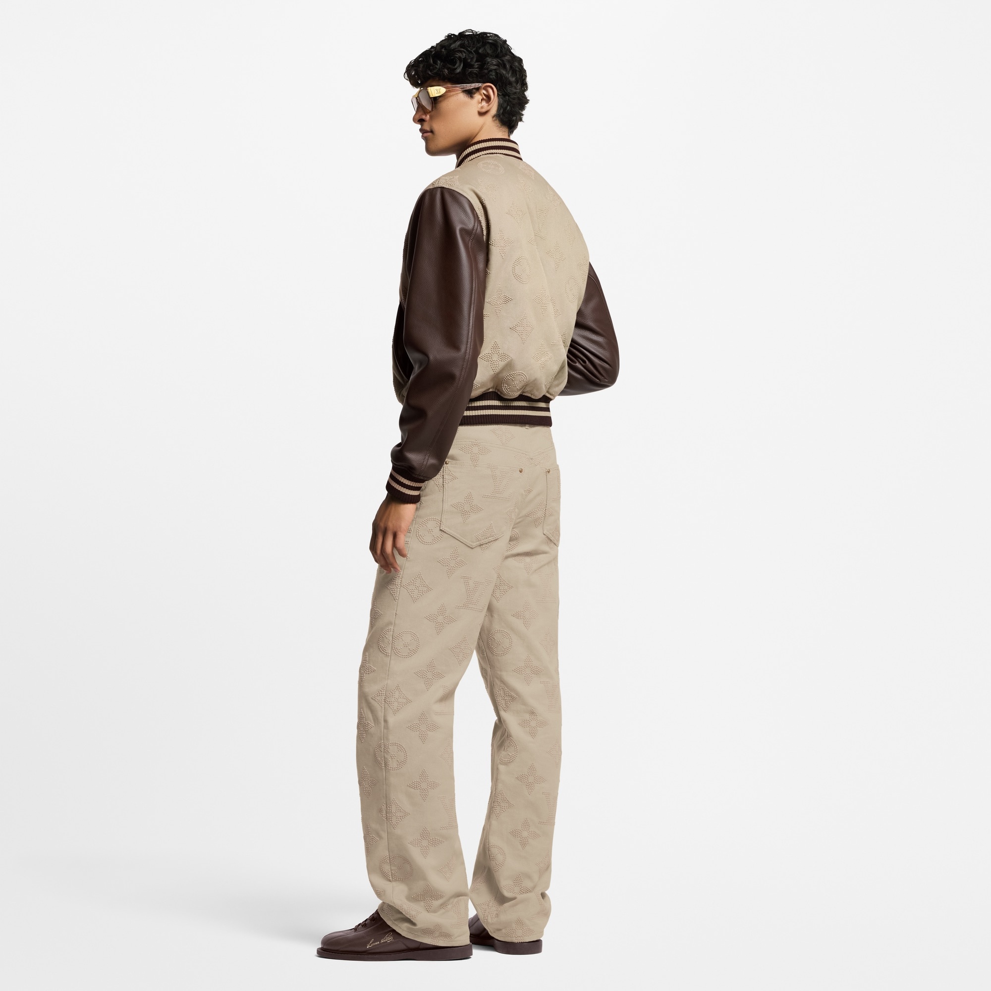 Monogram Embroidered Skate Pants - 3