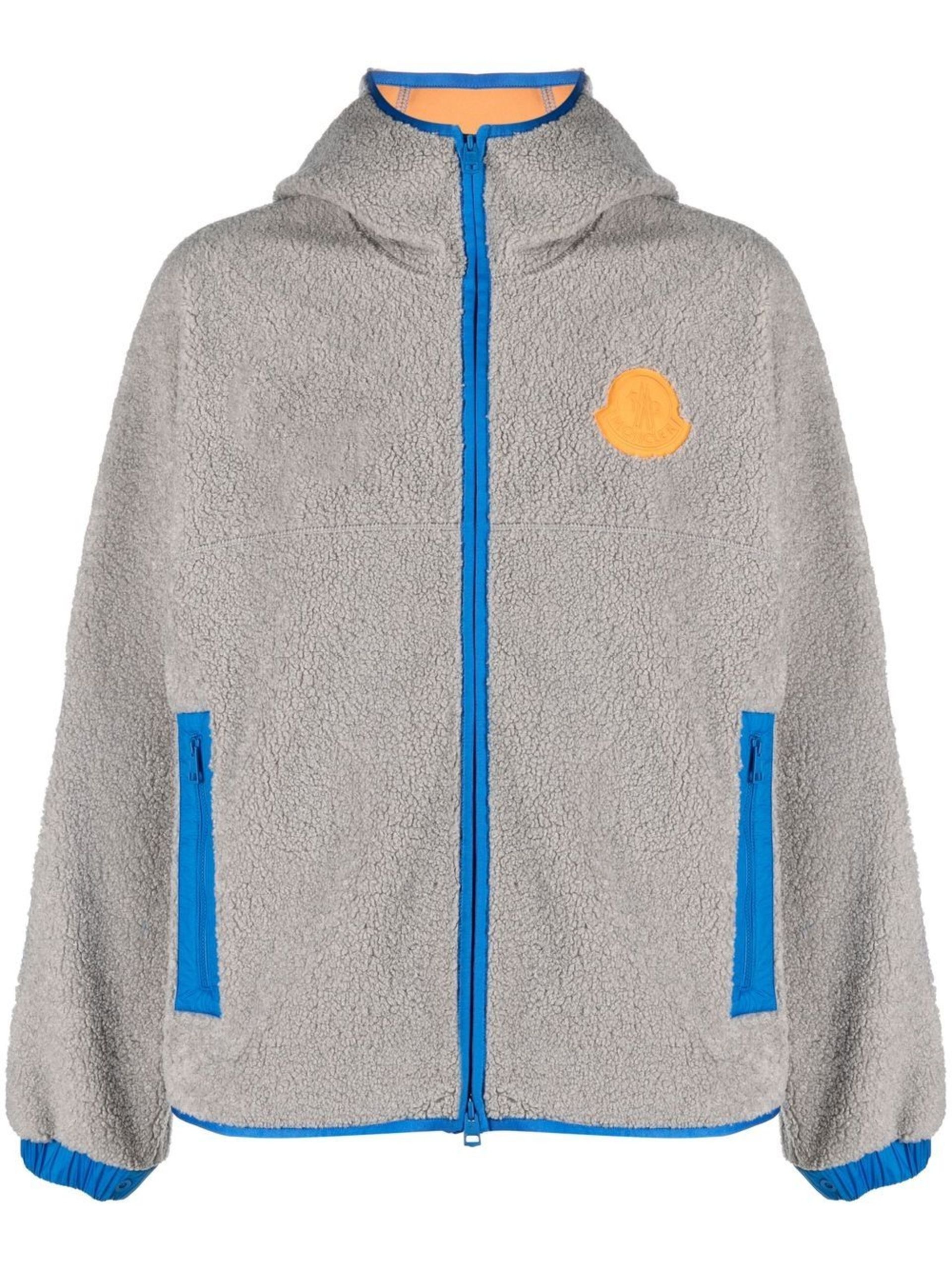 Grey Malrif Hooded Fleece Jacket - 1