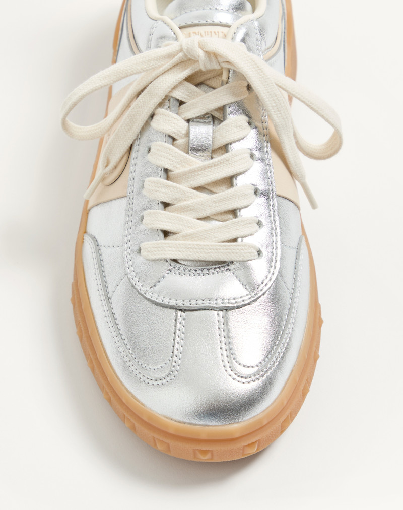 UPVILLAGE TRAINER IN LAMINATED CALFSKIN WITH NAPPA CALFSKIN LEATHER BAND 4