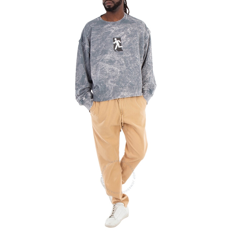 Etudes Marathon Runner Print Washed Sweatshirt - 6