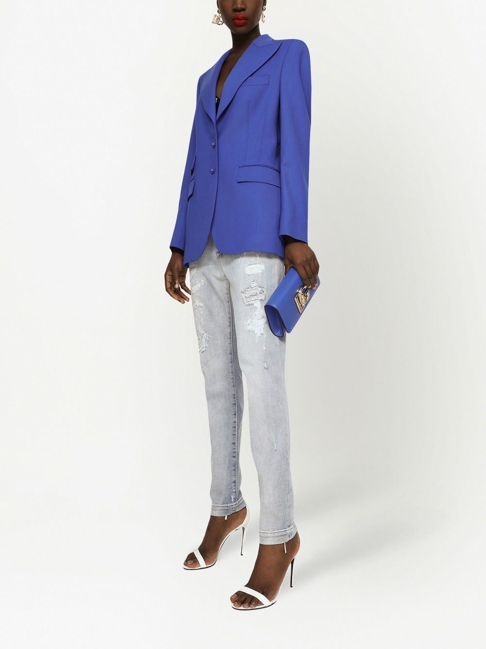 tailored single-breasted blazer - 2