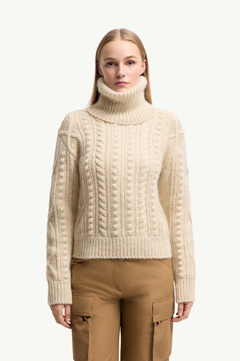 Wool & Mohair Blend Turtleneck Sweater 4