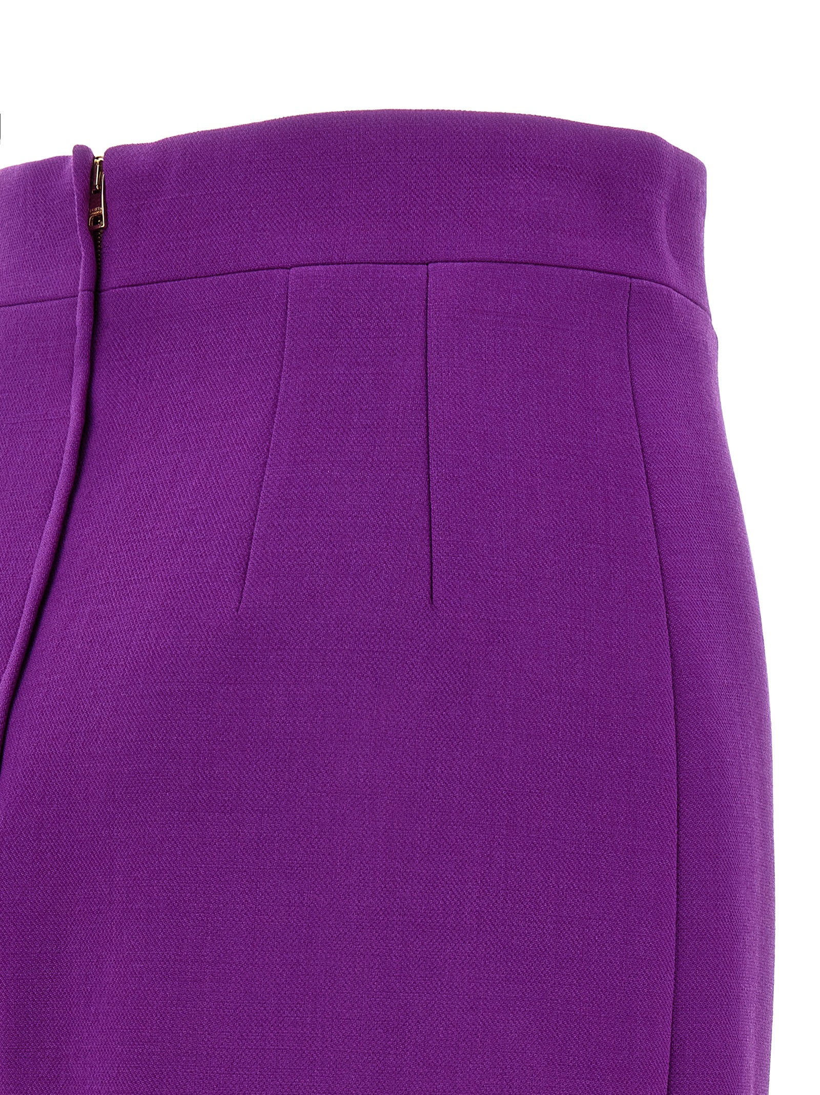 Metallic Logo Skirt Skirts Purple - 4
