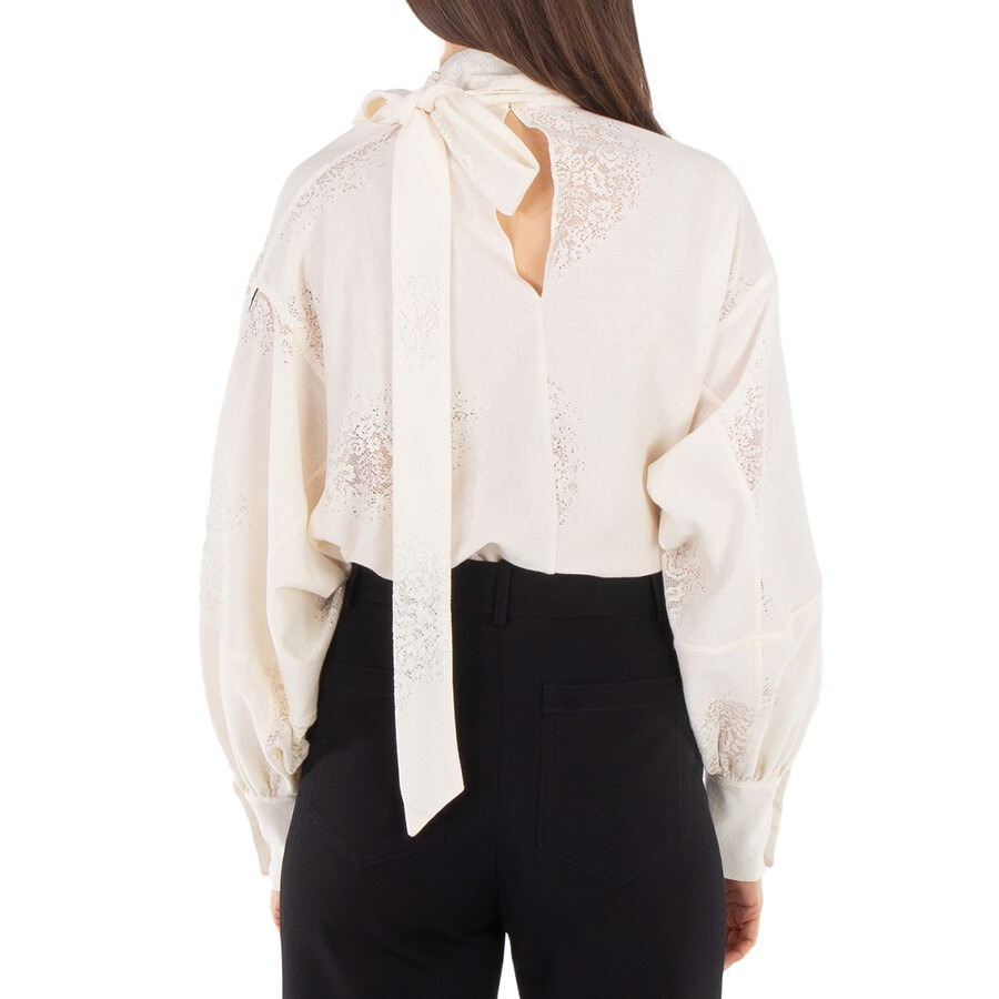 Victoria Beckham Gathered-Detail Asymmetric Blouse - 3