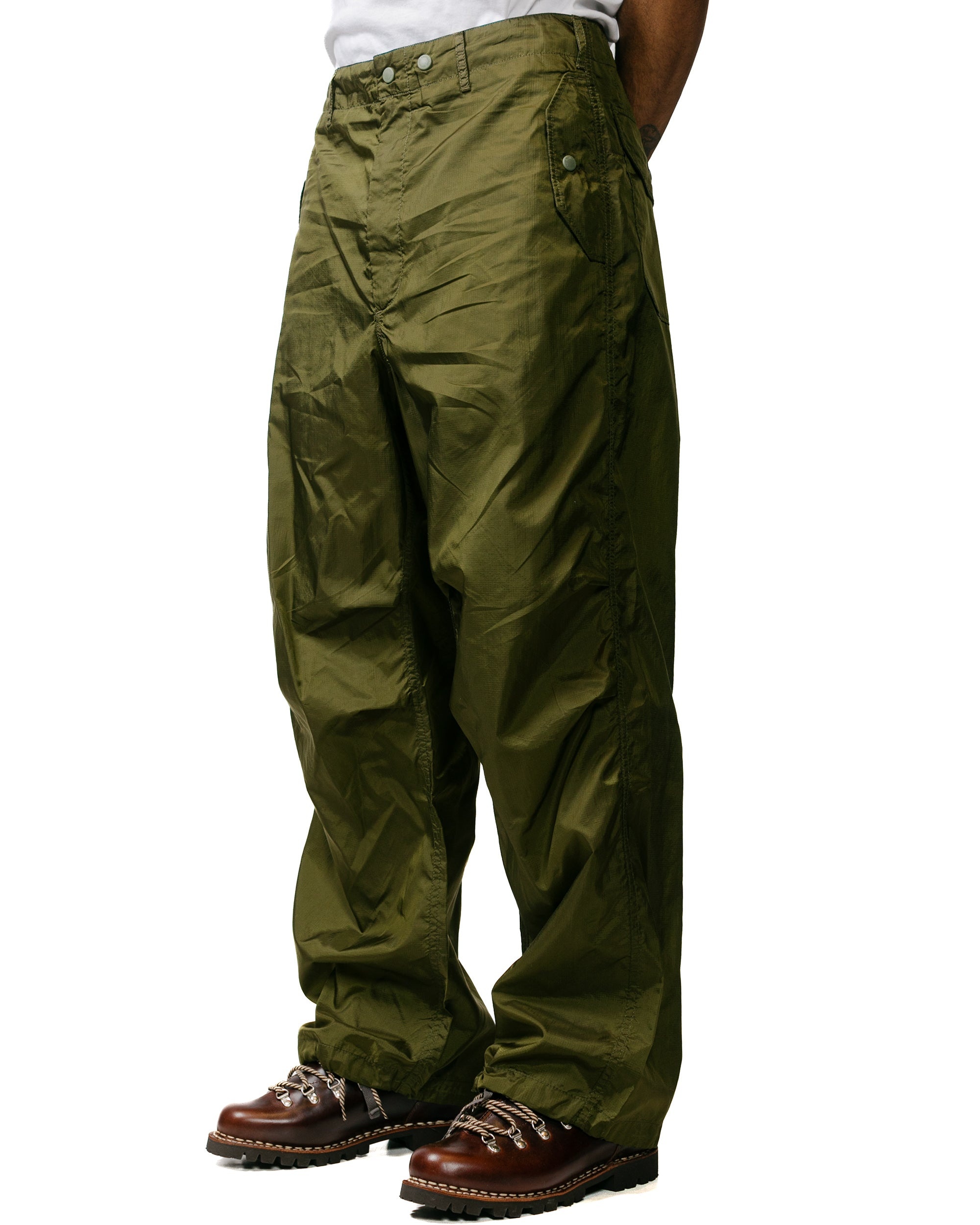 Over Pant Olive Nylon Ripstop - 2