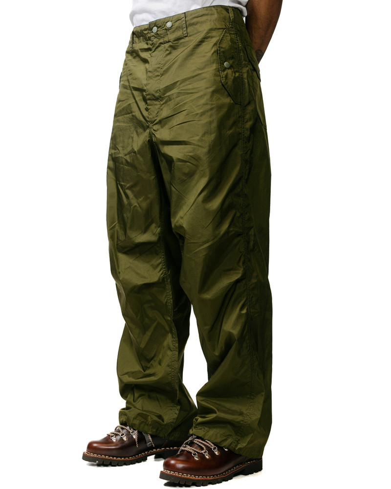 Engineered Garments Over Pant Olive Nylon Ripstop outlook