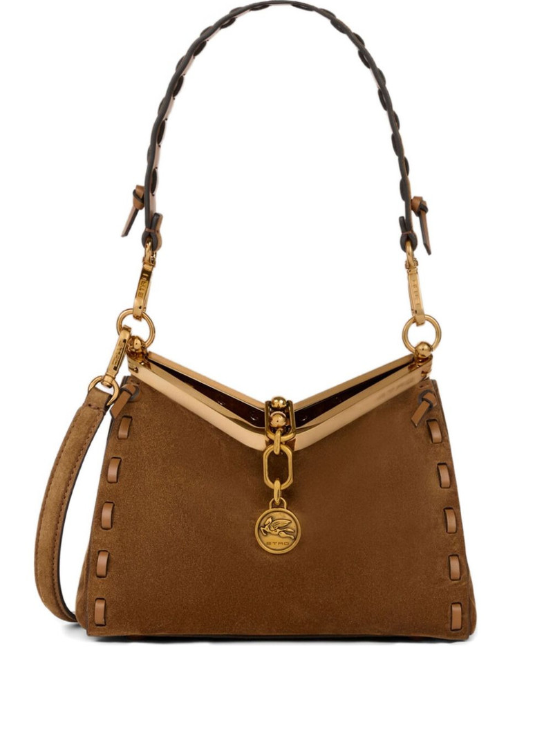 small Vela suede shoulder bag 1