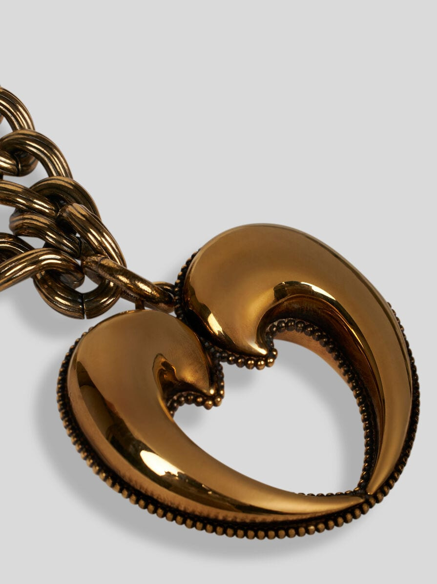 NECKLACE WITH PAISLEY HEART - 2
