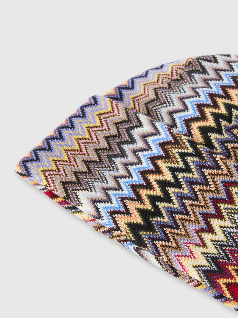 Missoni Wool beanie with vertical zigzags outlook