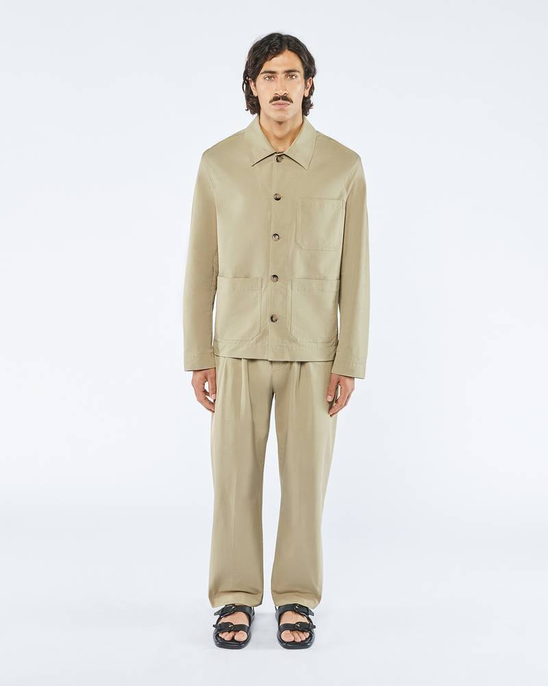 Nanushka SAON - Tech-twill jacket - Pebble outlook