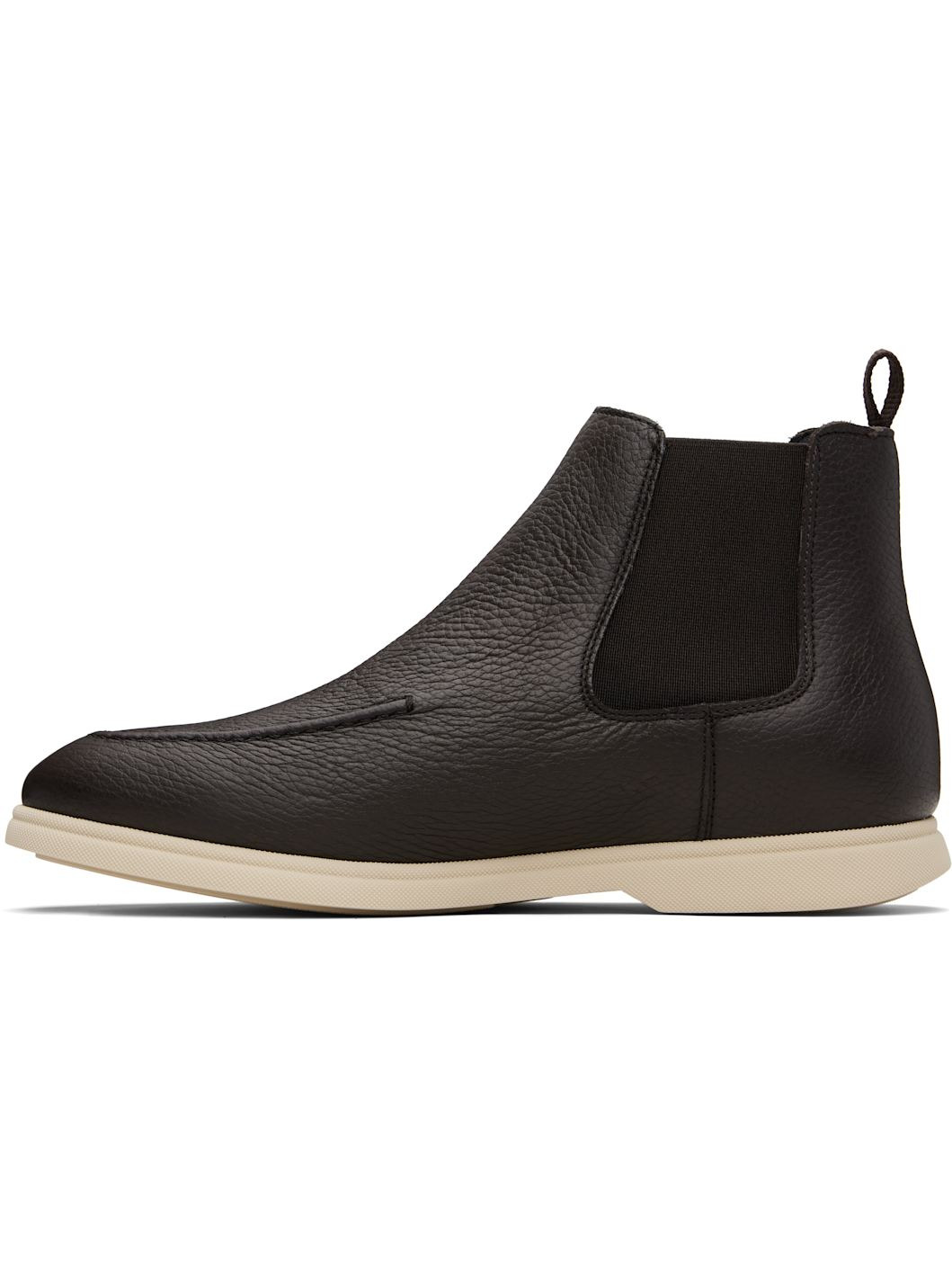 Brown Leather Chelsea Boots - 3