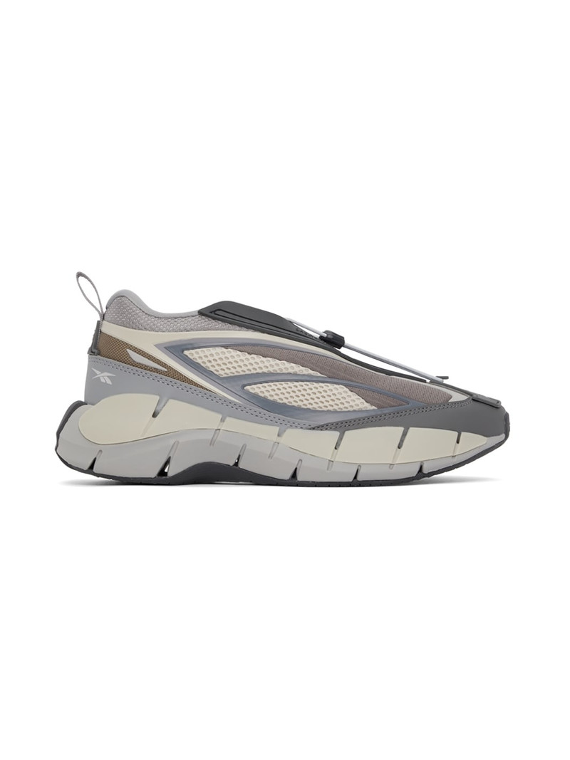 Grey Zig 3D Storm Hydro Sneakers - 1