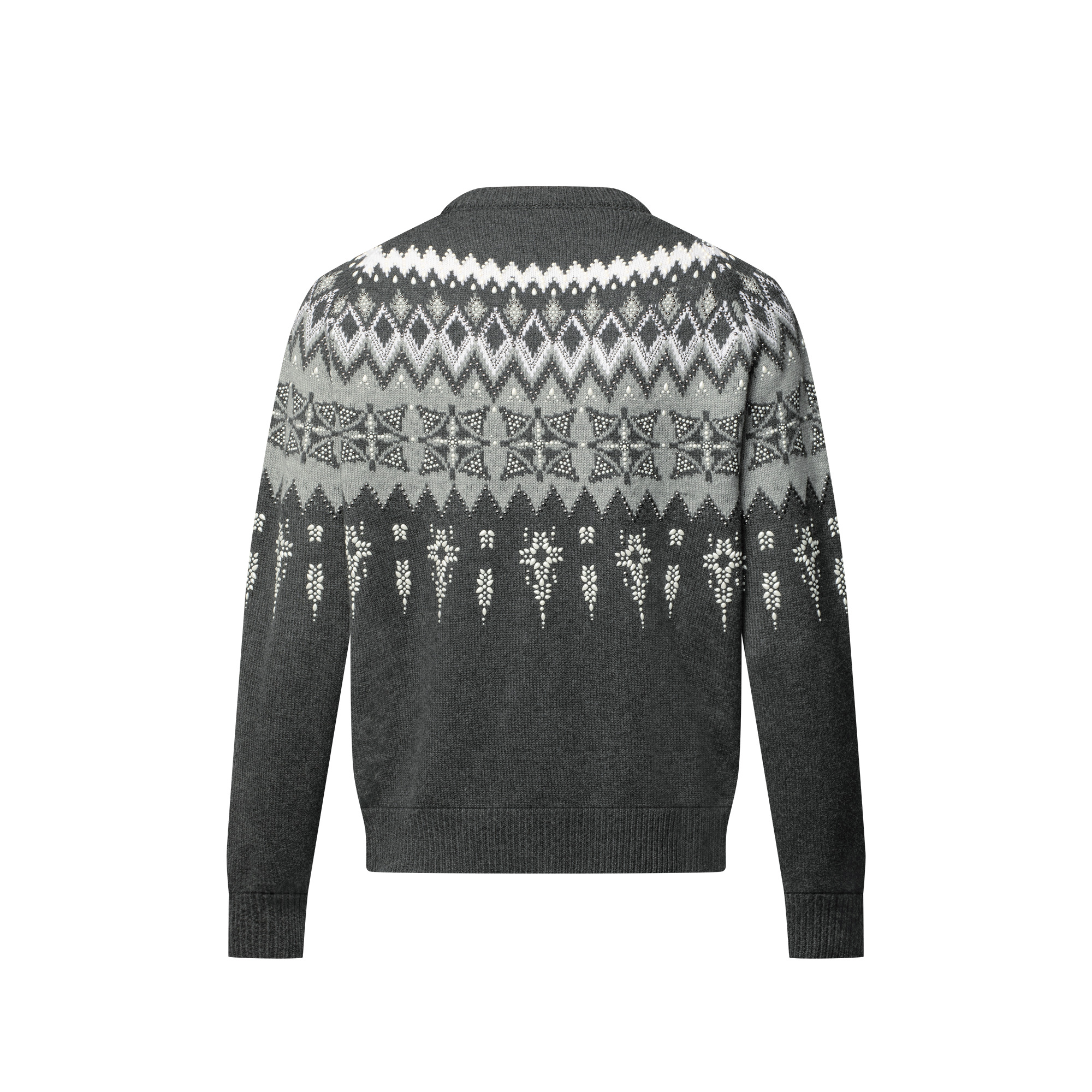 Embellished Wool-Cashmere Blend Pullover - 3
