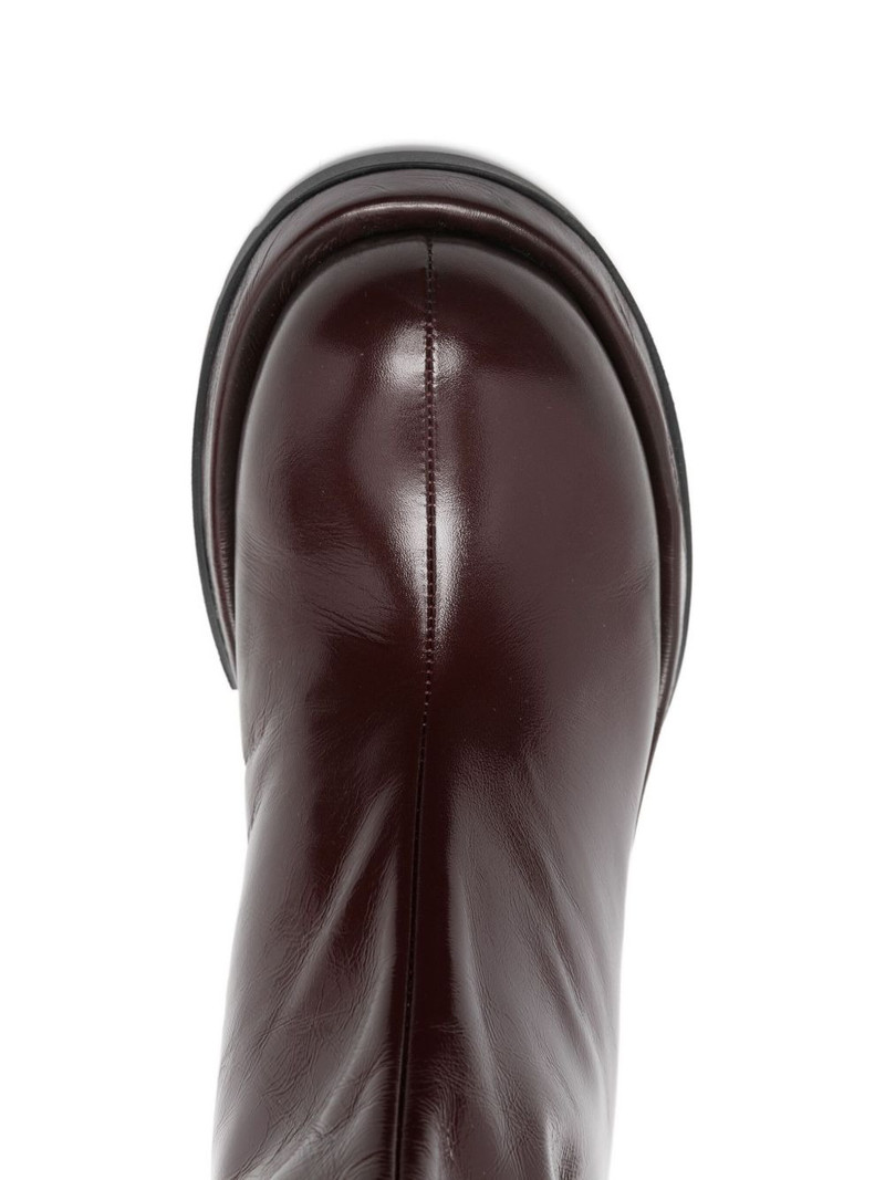 90mm patent-finish boots 4