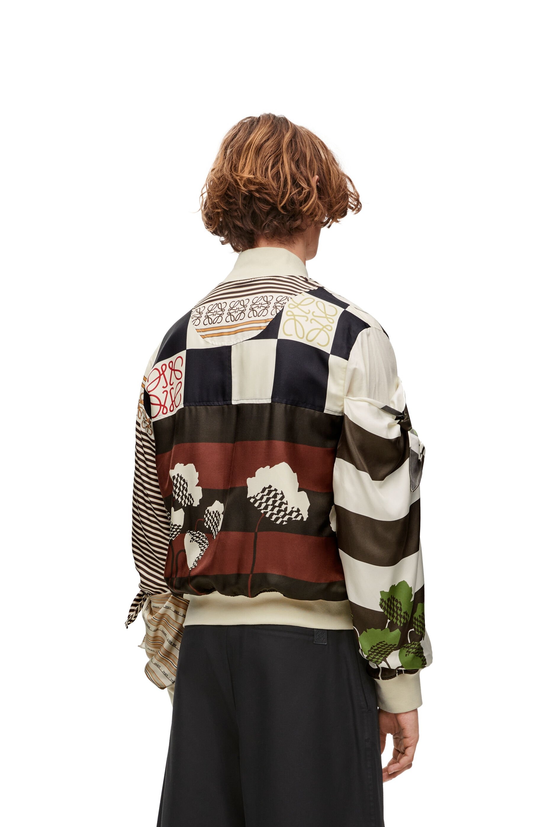 Bomber jacket in silk - 4
