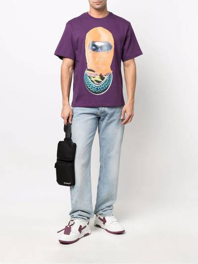 ih nom uh nit graphic-print cotton T-shirt outlook